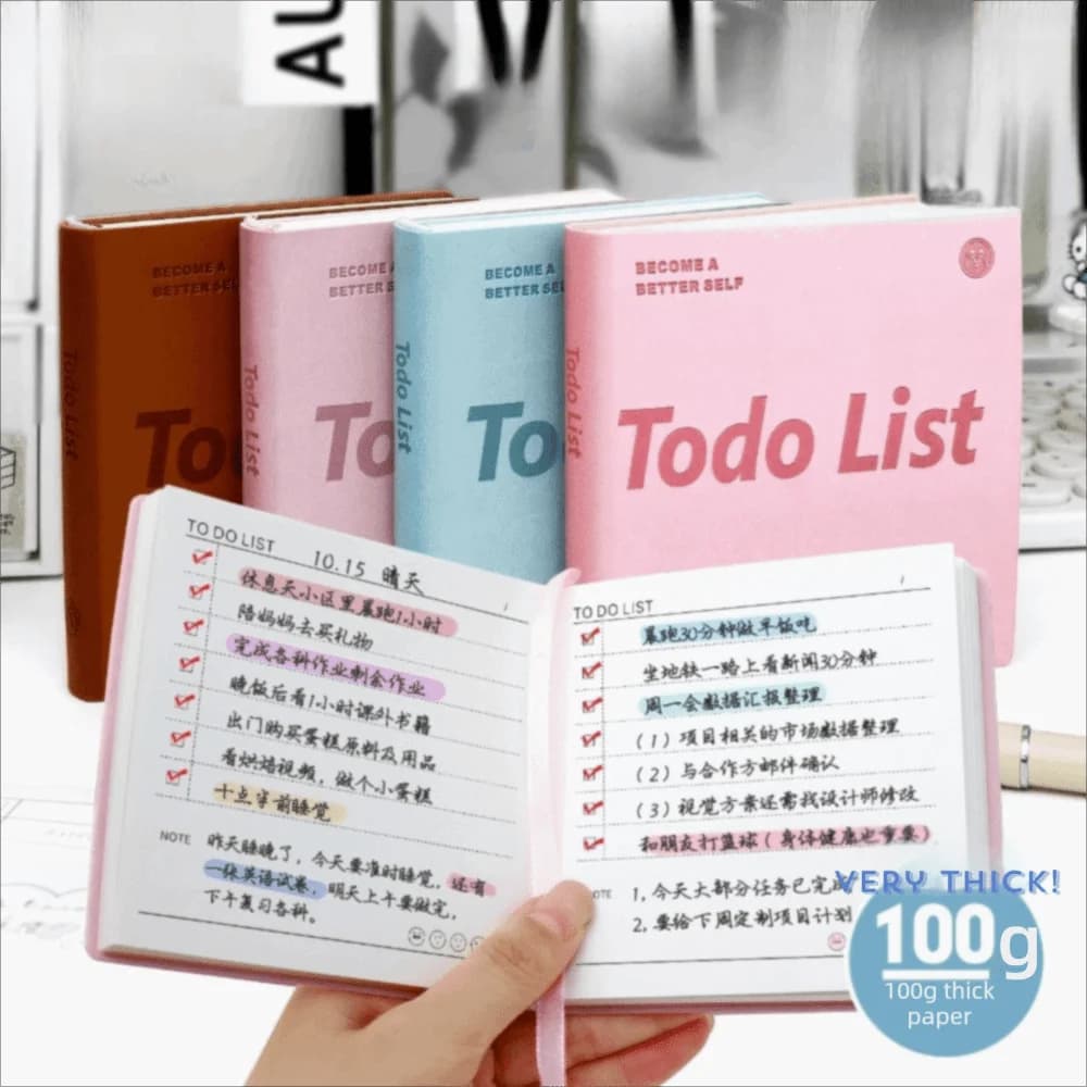 Time Management 365 Day Planner Portable Note-Taking Daily Planner Learning Schedule Planner Agenda Book School Office Supplies
