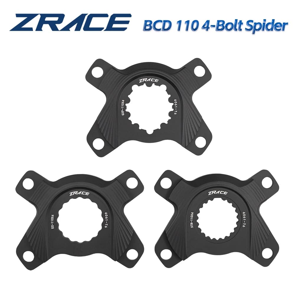 ZRACE Spider a 4 bulloni a montaggio diretto per 105 piatti ULTEGRA DURA-ACE, pioli a 4 bulloni BCD110, 3 porte opzionali