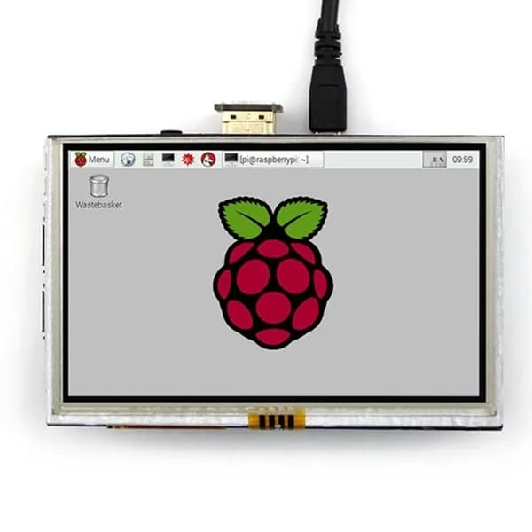 800X480 5.0 Inch Touch Screen Display Banana Pi Raspberry Pi 2 Raspberry Pi 3 Model B B+ TFT LCD Display Panel Module