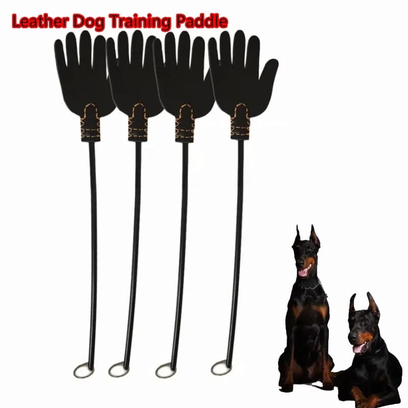 Bastone da addestramento per cani Bastone da battito in pelle bovina Bastone da battito Bastone da addestramento per animali domestici Frusta da addestramento per cani Forniture per animali domestici