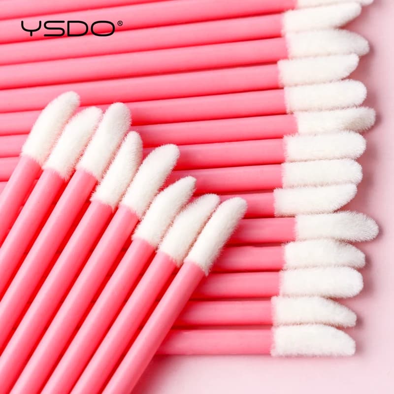 5/50/100 Pcs Lip Brushes Soft Cosmetic Lip Brush Lipstick Lip Glossy Wands Cleaner Applicator Eyeshadow Makeup Brush Tool