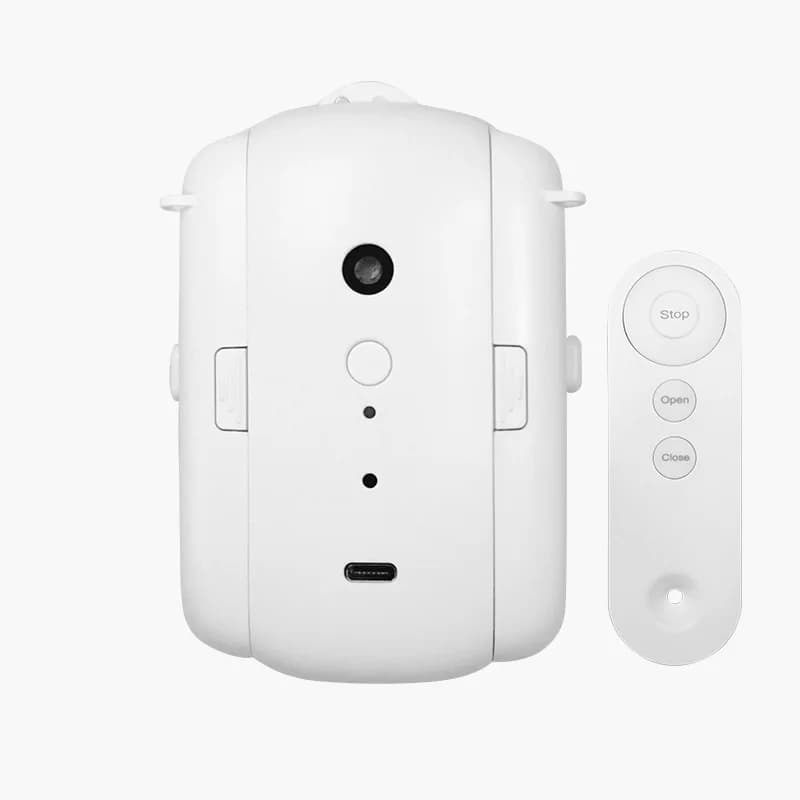 Robot per tende elettriche intelligenti WiFi Smart Home, telecomando operato da Android, installazione su binario gratuito OLED per garage