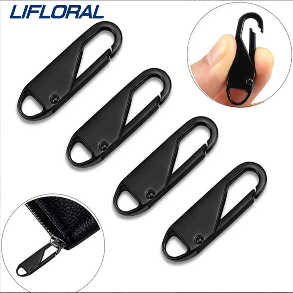 Fai da te cucito mestiere cerniera cursore estrattore cerniera istantanea Kit di riparazione sostituzione per fibbia rotta borsa da viaggio valigia cerniera testa