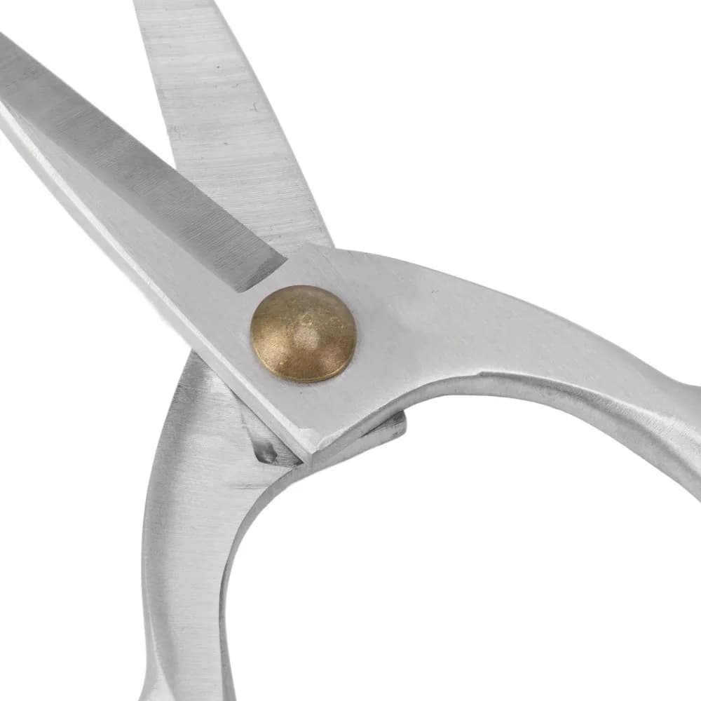 Stainless Steel Bonsai Pruning Scissors Butterfly Handle Silver Garden Pruning Shears Sharp Blades Hand Operated