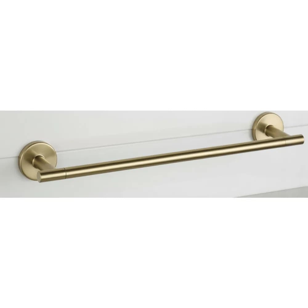 Elegante portasciugamani da 12 pollici in bronzo champagne: hardware da bagno in zinco resistente per case moderne