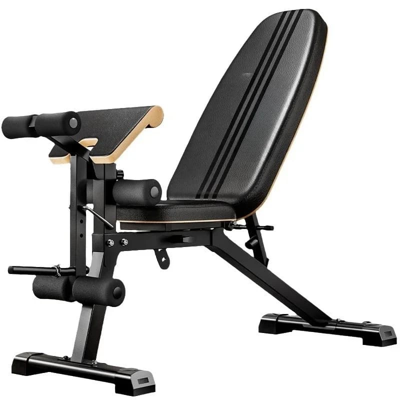 Multifunctional dumbbell stool foldable installation-free household muscle strength exercise equipment
