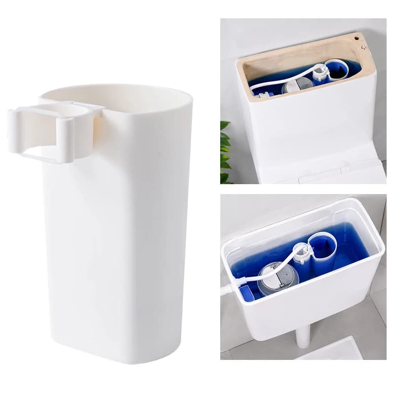 1/2PCS Toilet Solid Dispenser Tank Replacement Part | Toilet Cleaning Buffer, Modern Style, No Need for Electricity, Convenient