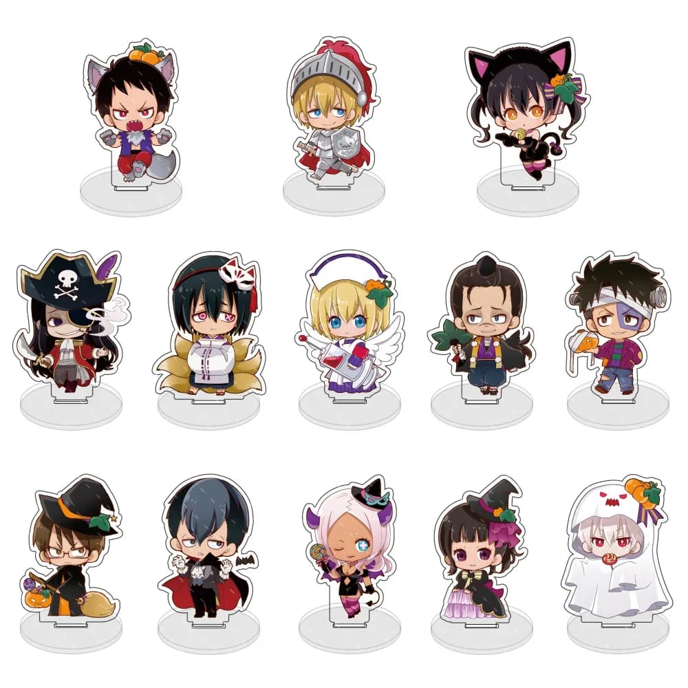 Anime Fire Force Enn No Shouboutai Acrilico Modello di supporto Serie di Halloween Collezione Figure Desktop Decor regalo 10 cm