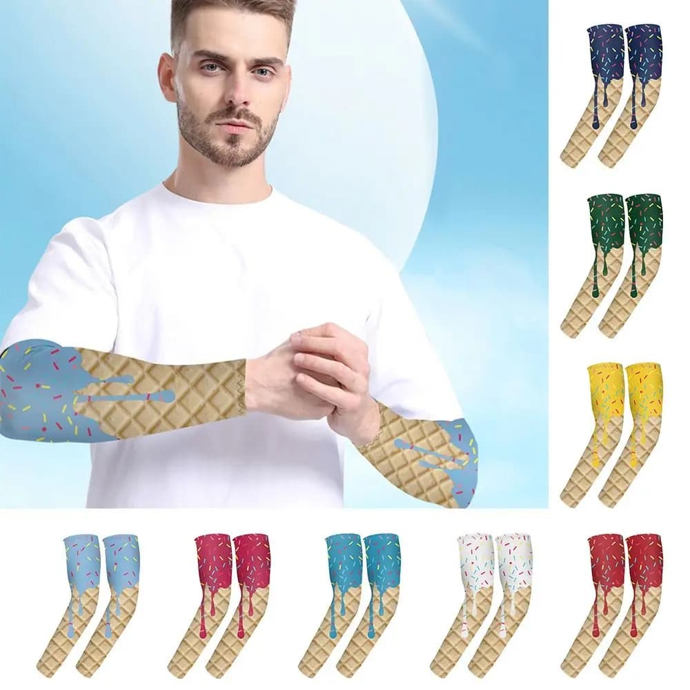 NEW Gelato Refrigerant Sleeves with UV Protection, Anti-Sun, Breathable and Compressed for Cycling