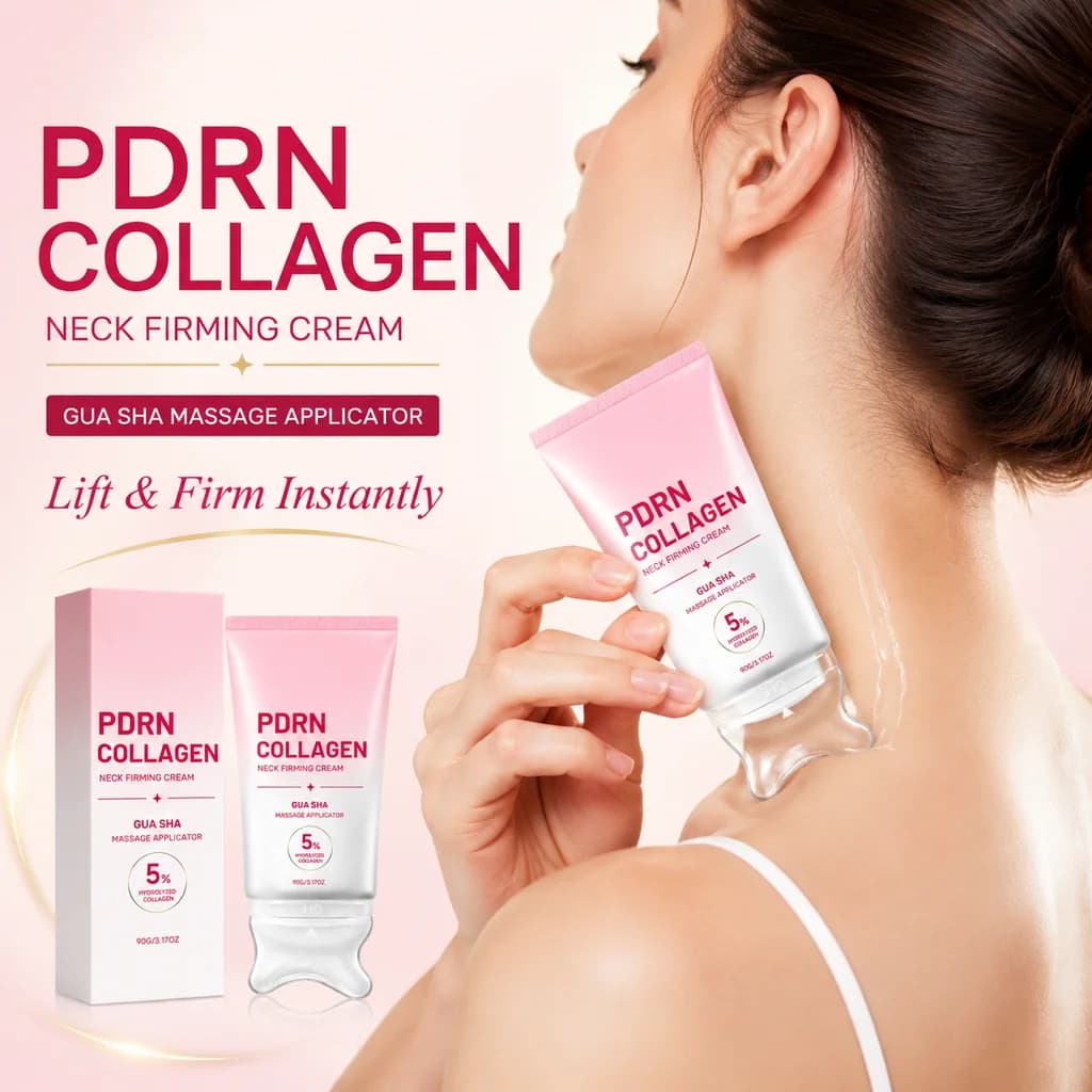 Collagen Neck Cream Moisturizing Firming Skin Smooth Massage Cream For Eliminate Neck Fine Lines Anti Aging Nourishing Skin Care