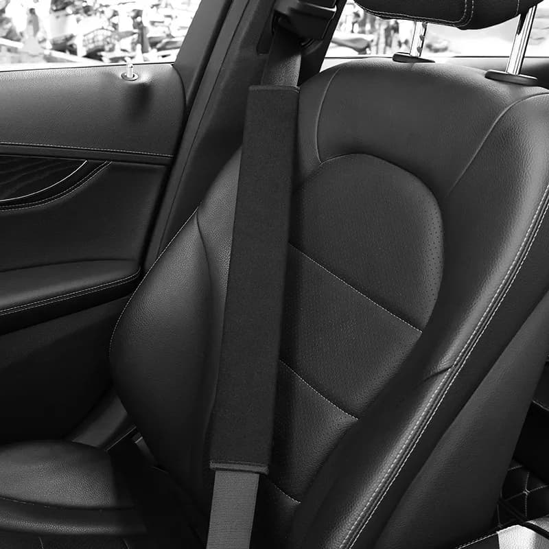 1 pz universale 26/39/68cm copertura della cintura di sicurezza dell'auto cintura di sicurezza in pelle scamosciata protezione della spalla Pad accessori interni Auto