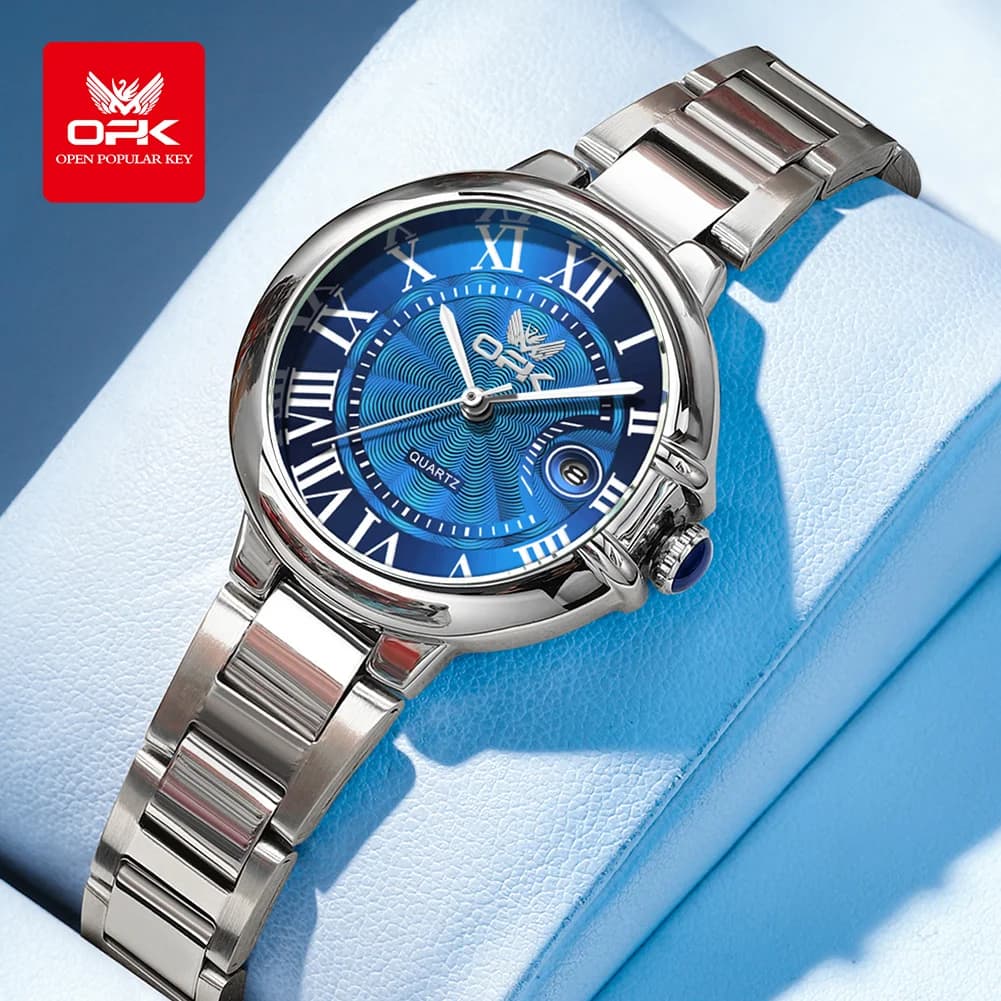 OPK 6039 Women's wristwatch with deep waterproof calendar