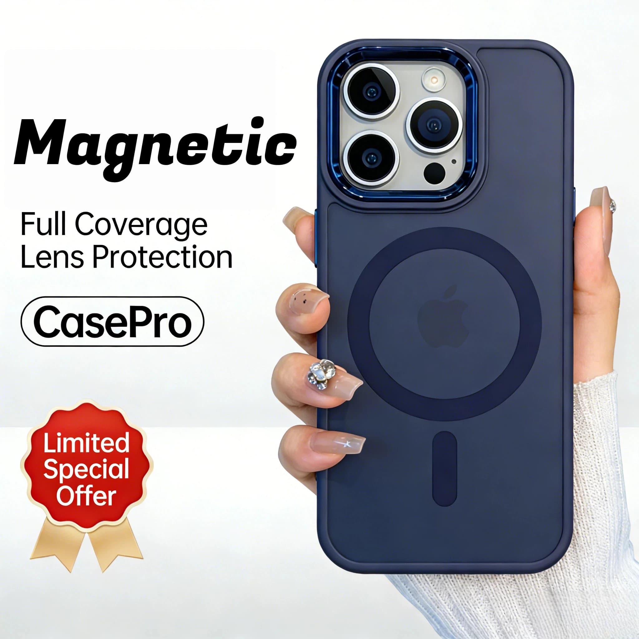 MagSafe Wireless Magnetic Charging Case for iPhone 17 16 11 12 13 14 15 Pro Max, Reinforced Shock Cover