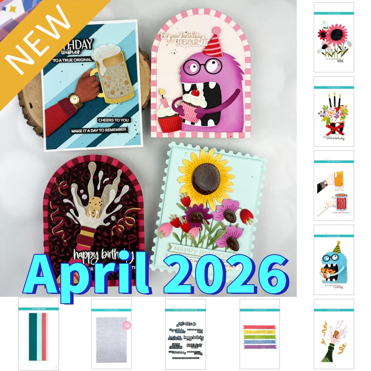 New Metal Stamps for Holiday Candles, Cakes and Birthday, Transparent stamps and Hot foil for Make-up of Tickets and Scrapbooks (April 2026)