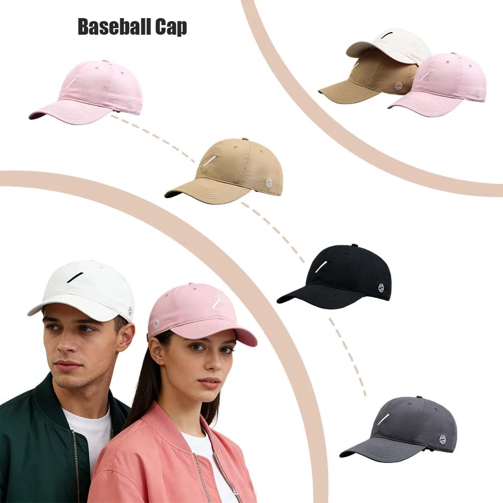 American Style Casual Embroidery Slash Baseball Cap Fashion Trendy Dad Hat Windproof Sun Protection Sun Cap for Daily Wear
