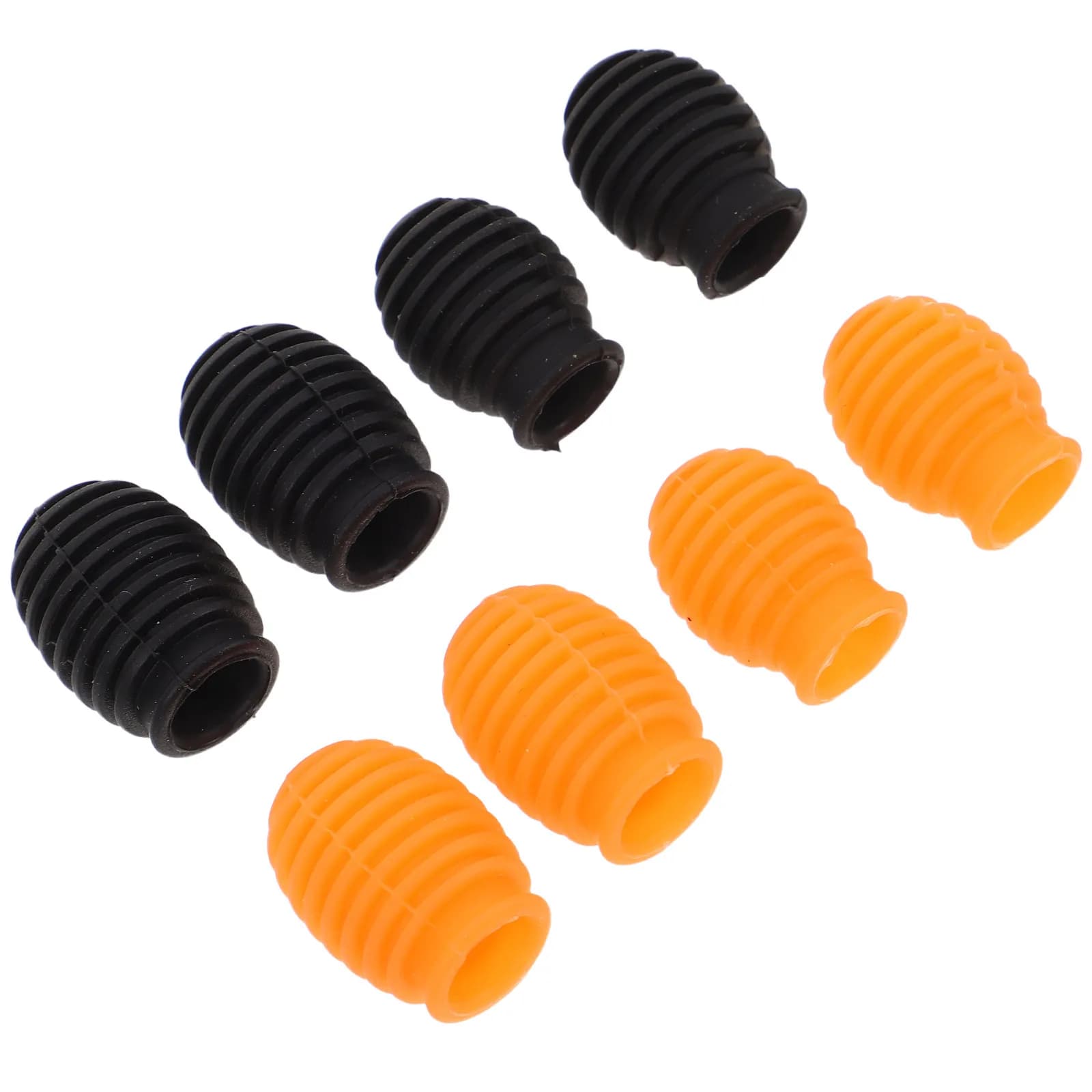 Set di 8 Protezioni in Silicone per Bacchette, Riduzione del Rumore, Cuscinetti Silenziosi per Pratica, Accessori per Percussioni