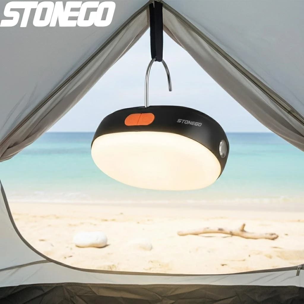 Lampada LED Ricaricabile USB per Campeggio, Striscia Luminosa Portatile da Appendere per Emergenze Domestiche, Lavoro all'Aperto, Viaggi