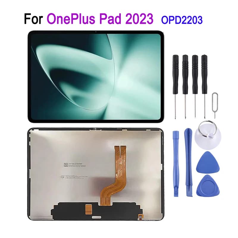 Schermo LCD IPS da 11,61 pollici per OnePlus Pad 2023 OPD2203 Tablet di prima generazione Display Touch Screen Digitizer, riparazione parte di ricambio