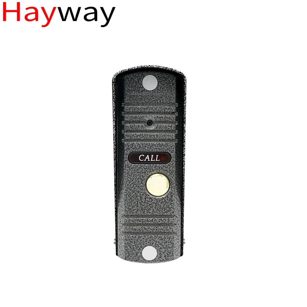 Hayway Videocitofono per la casa 1080P Campanello Telecamera stenopeica IP65 Visione notturna a infrarossi impermeabile Supporto Sblocco con un solo tasto