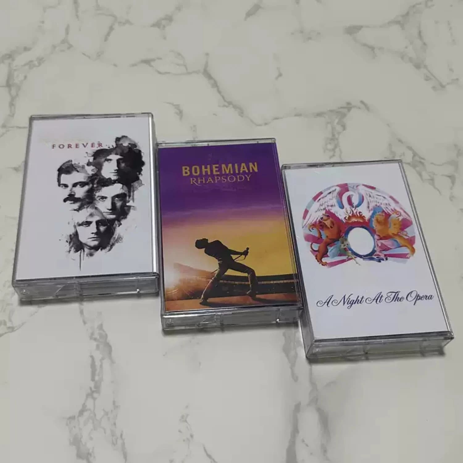 Retro Glam Rock Cassette Tape Purple-Orange Sunset Stage Singer Silhouette Cover Premium Collectible Music Tape