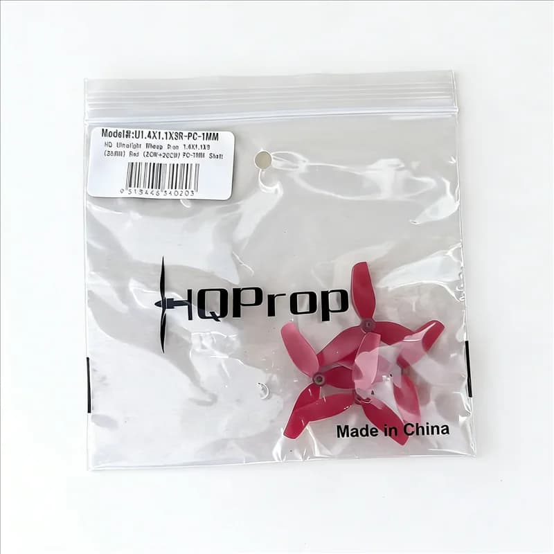 HQProp Ultralight Whoop Prop 35mm | Passo 1.4X1.1X3, 2 Coppie (2CW+2CCW), Compatibile con Micro Droni con Albero da 1mm