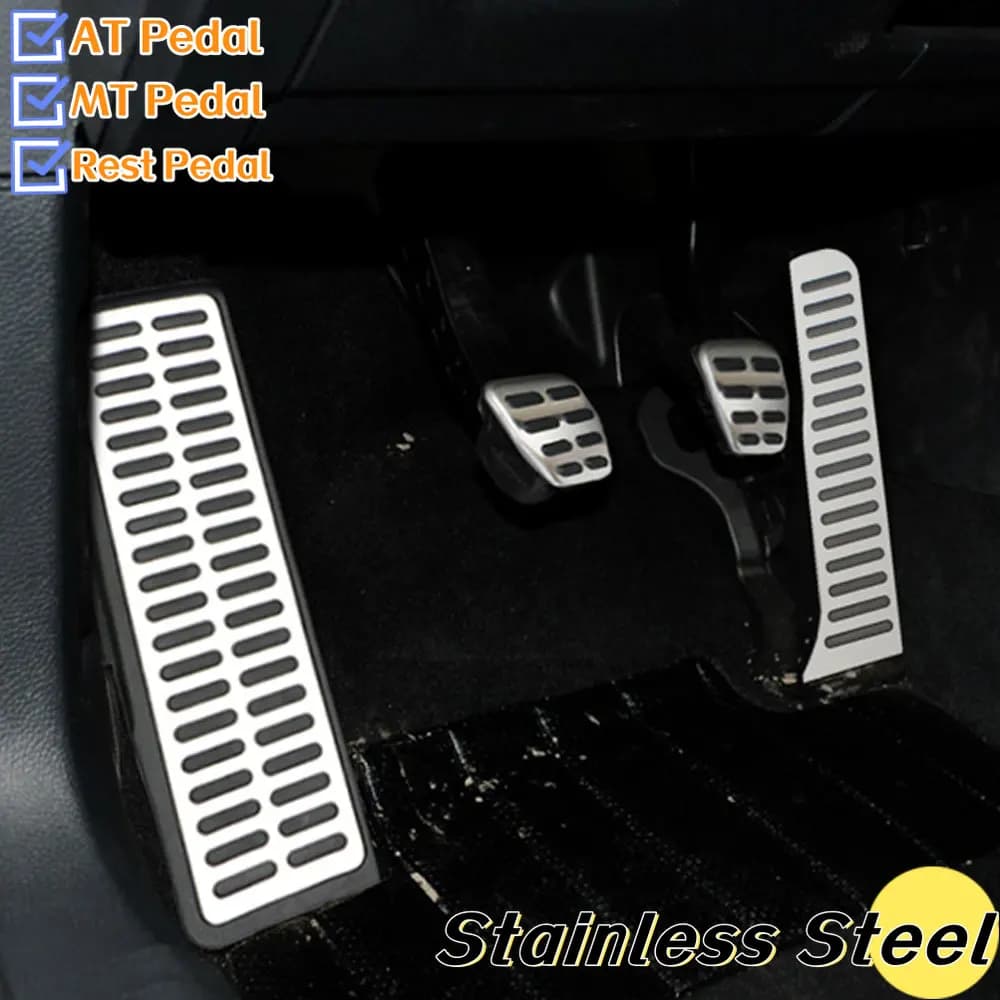 Auto LHD Pedali Poggiapiedi Pedale Copertura Kit per Volkswagen VW Golf 5 6 MK5 MK6 Scirocco Tiguan per Skoda Octavia A5 Accessori