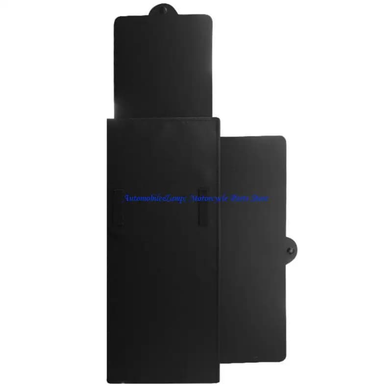 H7BD Parabrezza per auto regolabile Visiere retrattili Copertura in pelle PU Protezione UV per comfort e sicurezza