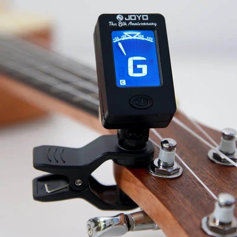 JOYO JT-01 accordatore per chitarra accordatore digitale cromatico a Clip accordatore LCD a frequenza per accessorio per chitarra acustica violino Ukulele
