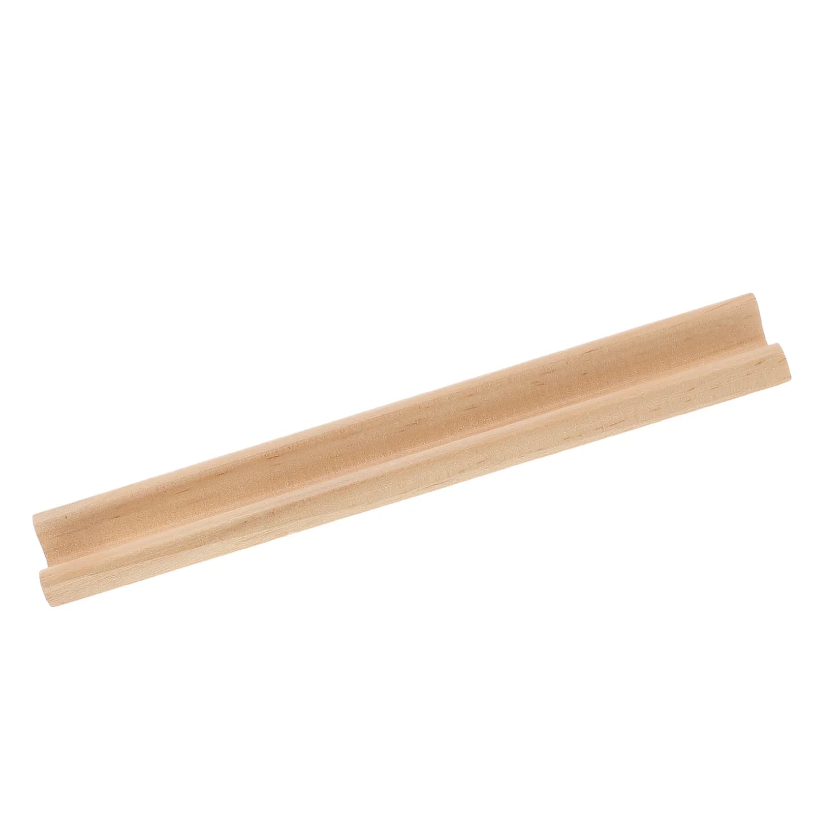 Organizzatore per Domino in Legno da 19 cm, Porta Lettere e Blocchi, Elegante Supporto per Gioco in Legno Naturale per Mexican Train, Mahjong, Scrivania, Libreria
