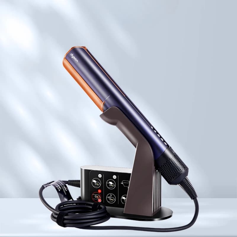 Vertical holder for hairdryer in aluminium alloy, bathroom table holders, suitable for Dyson Airstrait HT01
