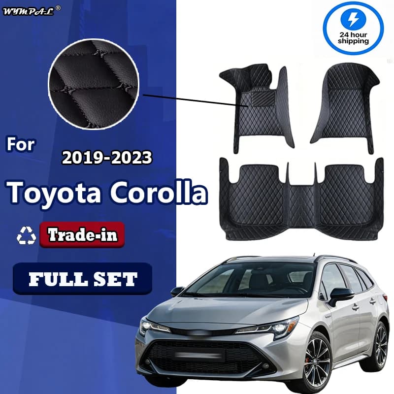 Tappetini auto per Toyota Corolla Touring Sports Suzuki Swace E210 2019 ~ 2023 Estate tappeti in pelle tappetini accessori auto