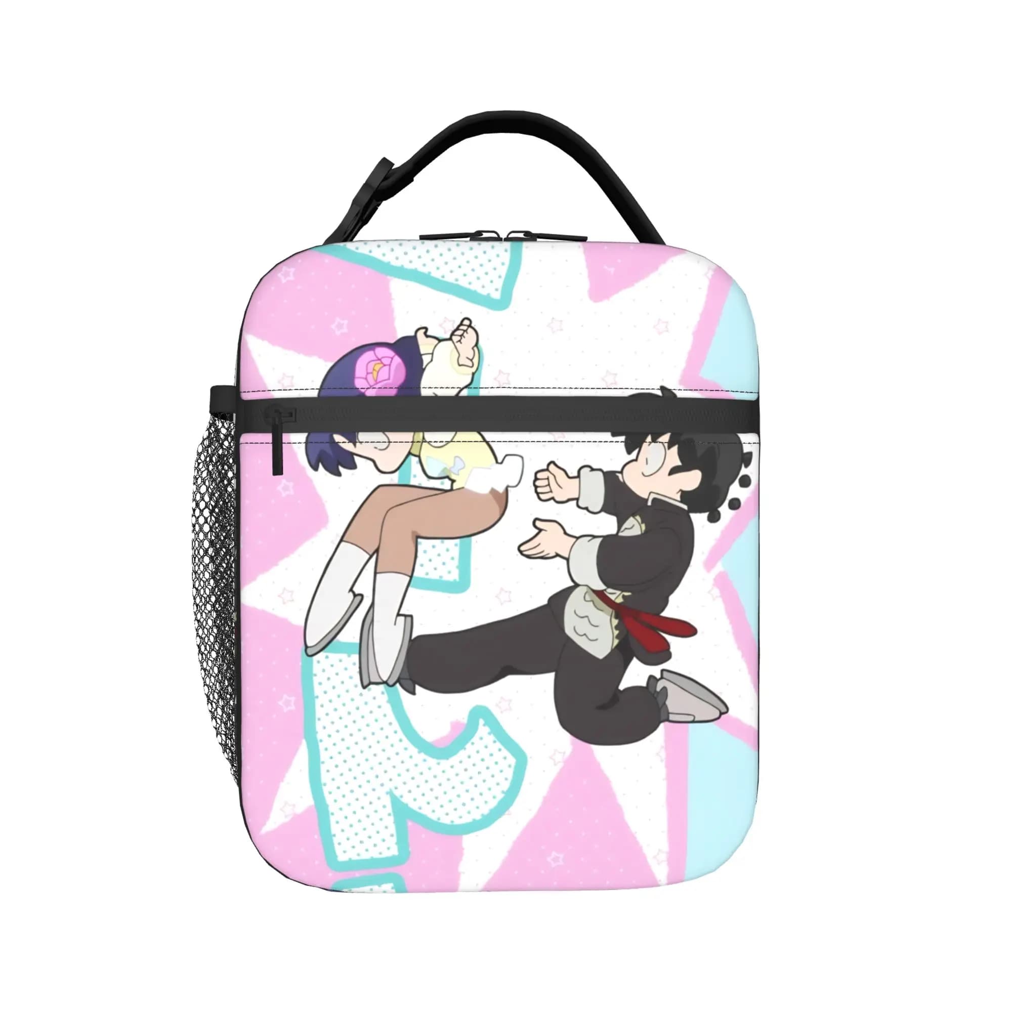 Borsa termica per il pranzo Anime Ranma e Akane Tendo, borsa termica per alimenti riutilizzabile, per picnic, contenitore termico per alimenti