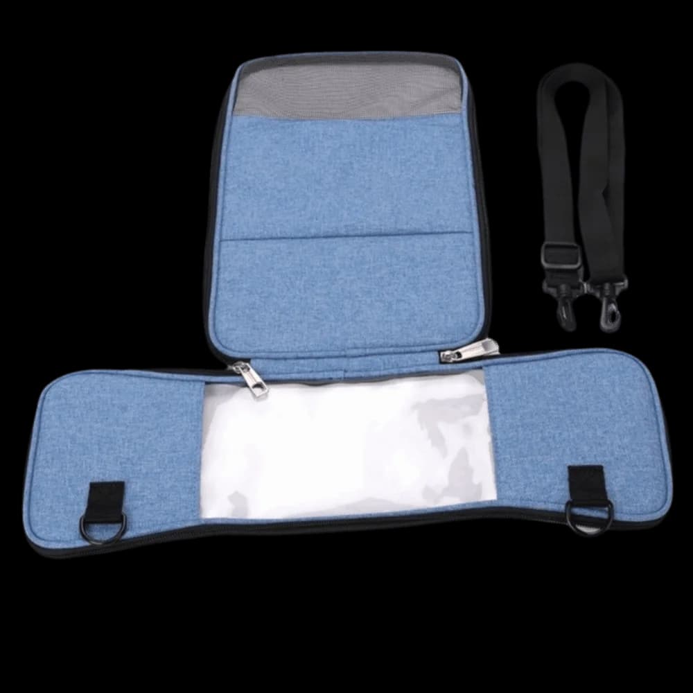 Breathable Mesh Pet Travel Bag Clear Window Portable Pet Carrier Large Capacity Adjustable Straps Travel Bird Cage Outdoor