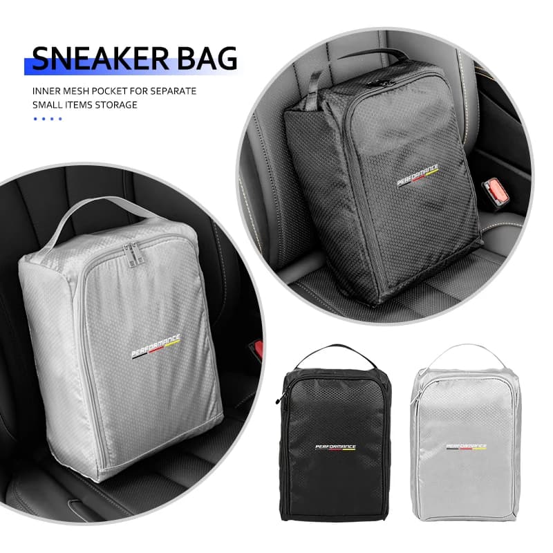 Car Oxford Cloth Shoe Bag Portable Waterproof Storage Shoes Pouch For BMW X1 X3 X4 X5 X7 G20 G38 F20 F39 F48 E46 E60 E36 E39