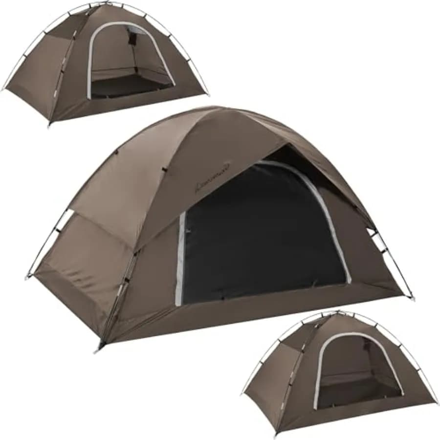 Tenda da Campeggio Impermeabile per Famiglie, Piccola Tenda Facile da Montare per Campeggio, Outdoor, Scout, per Ogni Condizione Atmosferica e Ogni Mare