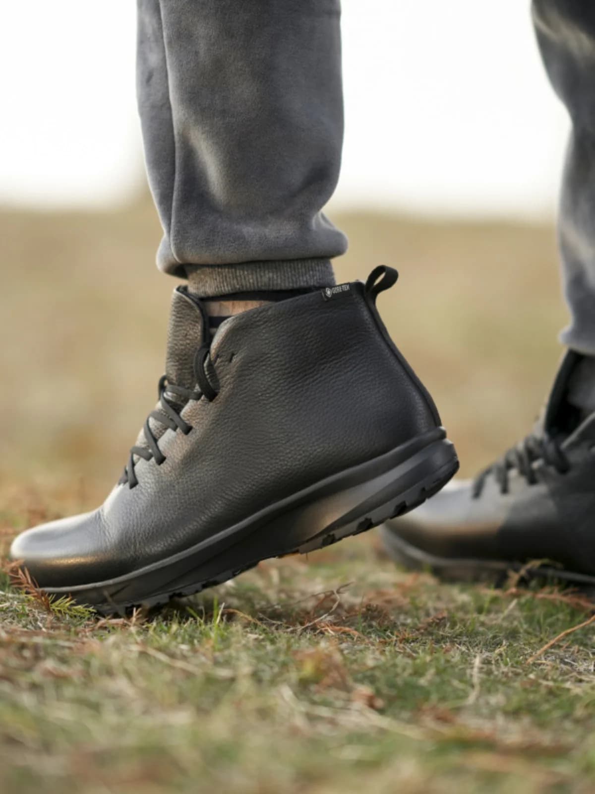Luxury Outdoor Casual Shoes Upper Layer Cowhide Real Wool High End Hiking Boots Winter Season round Toe Fashionable Men's Shoes