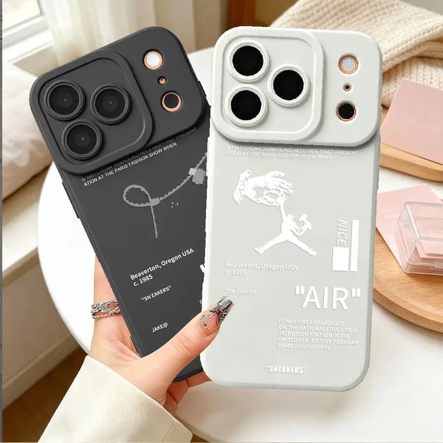 Trend Street Sneakers TPU Phone Cover Case for Apple iPhone 17 Pro Max 12 Plus 13 15 Pro 16 Air 14 11