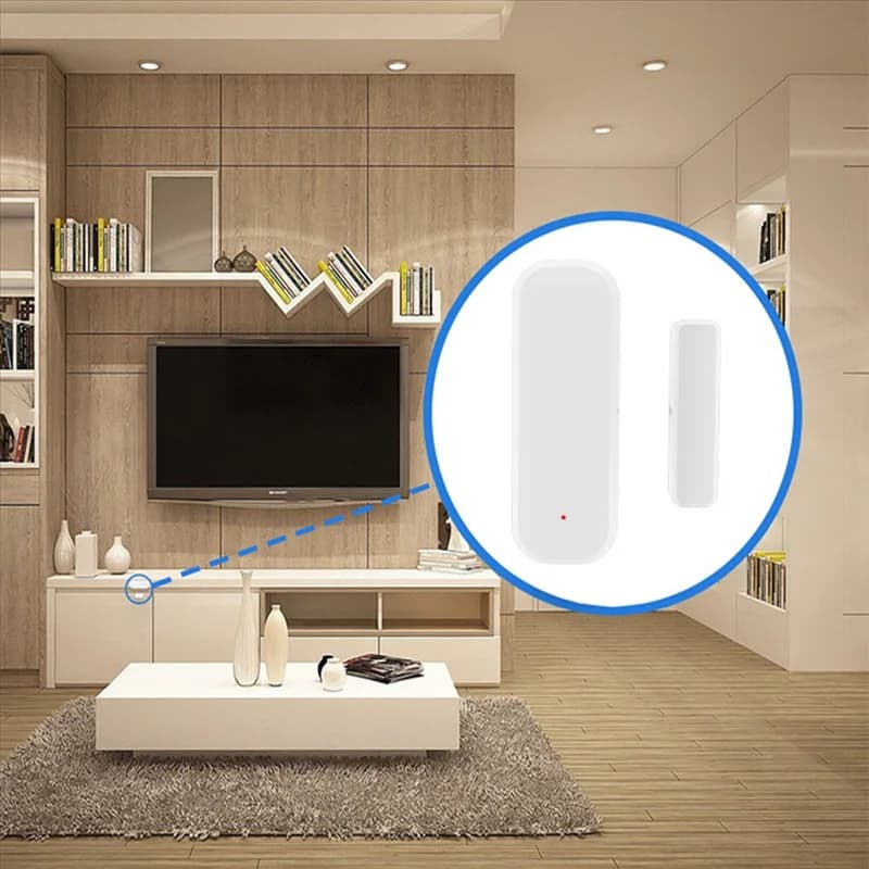 APPLIA-Tuya Zigbee Sensori per porte e finestre Wireless Smart Life Sensore magnetico per porte APP Controllo remoto