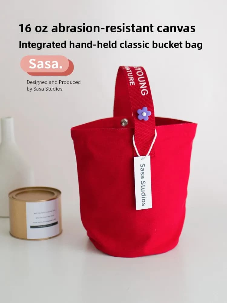 Borsa Casual in Tela alla Moda, Semplice Borsa Porta Pranzo a Mano, Borsa Portatile per Mamma, Borsa Tote Versatile per il Tempo Libero