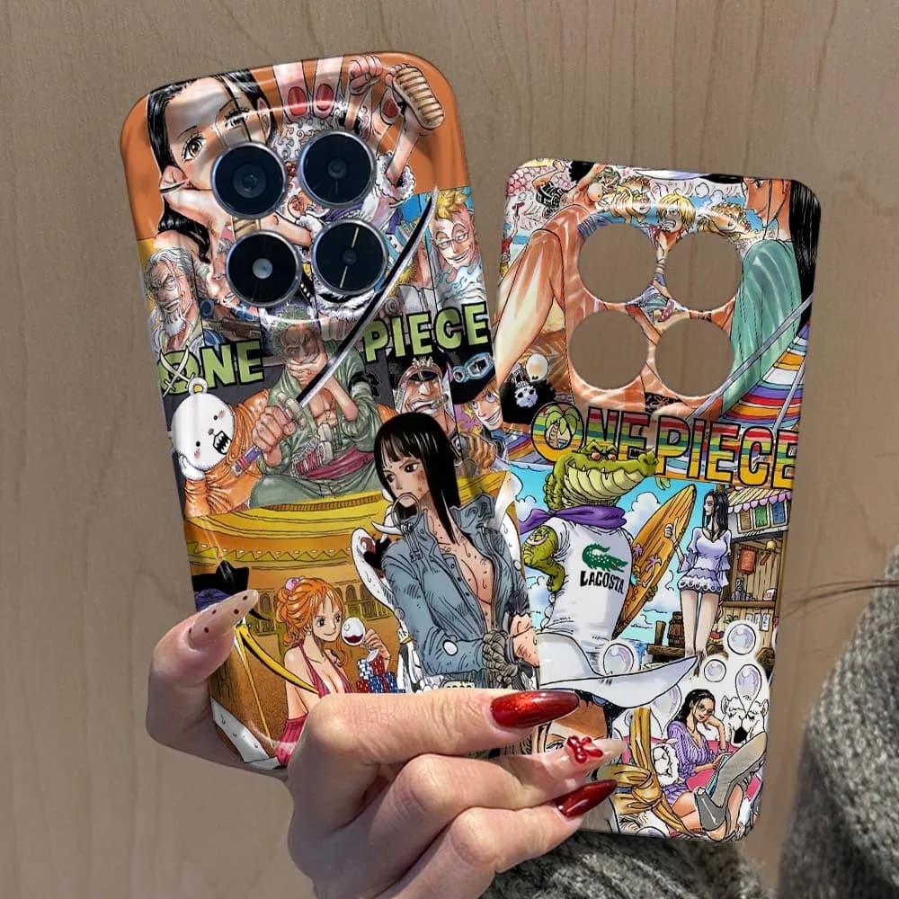Custodia per telefono One Piece Nico Robin per Xiaomi Poco F3 F4 F5 F6 M3 M6 M7 X2 X4 X5 X6 X7 C75 Pro 5G Feilin Wave Oil Shell