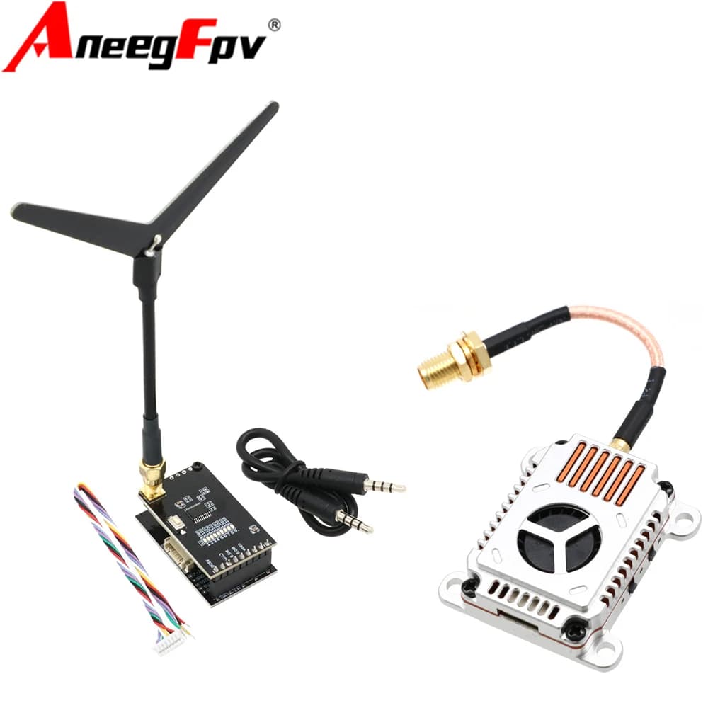 Modulo Trasmettitore Video VTX Commutabile 1.2G 1.2GHz 1W 1.6W 2W 25mW/2000mW con VRX 1.2G 8Ch per Droni da Corsa FPV a Lungo Raggio