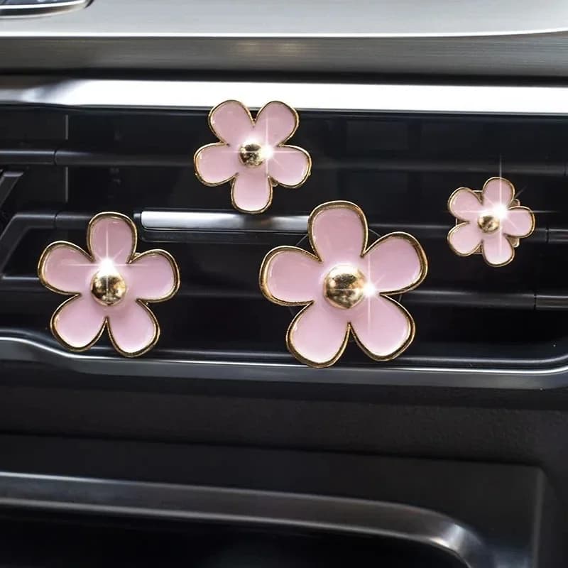 Perfume clip for car air intake Cute flower Deodorant for environments Diffuser Seasoning Aromatherapy Clip for perfume Interior decoration car