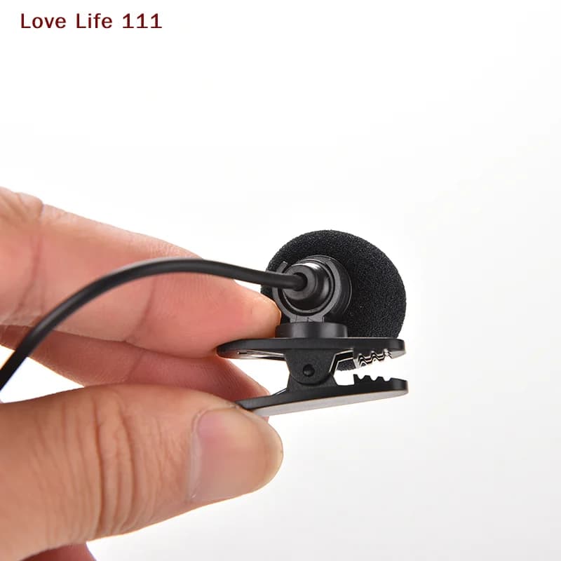 3.5mm Mini Studio Speech Mic Microphone Clip On Lapel Micronic Professional Mini Lavaliere Clip On Lapel Microphone For Notebook