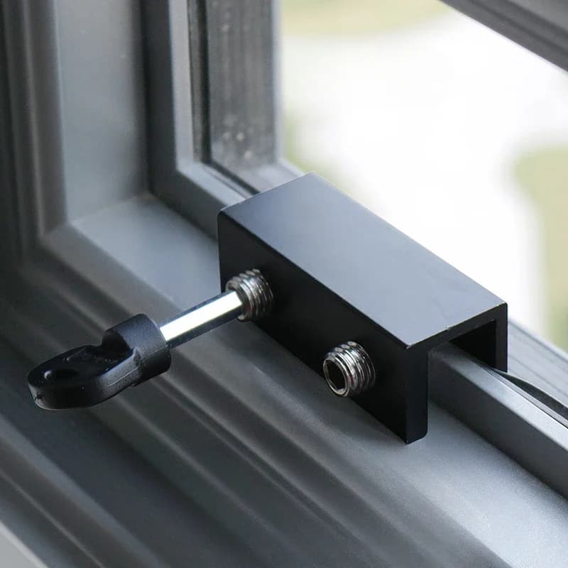 Sliding Sash Stopper Cabinet Locks Straps Doors Security Anti-theft lock Window Sliding Door Baby Kids Child Safety Doors Lock