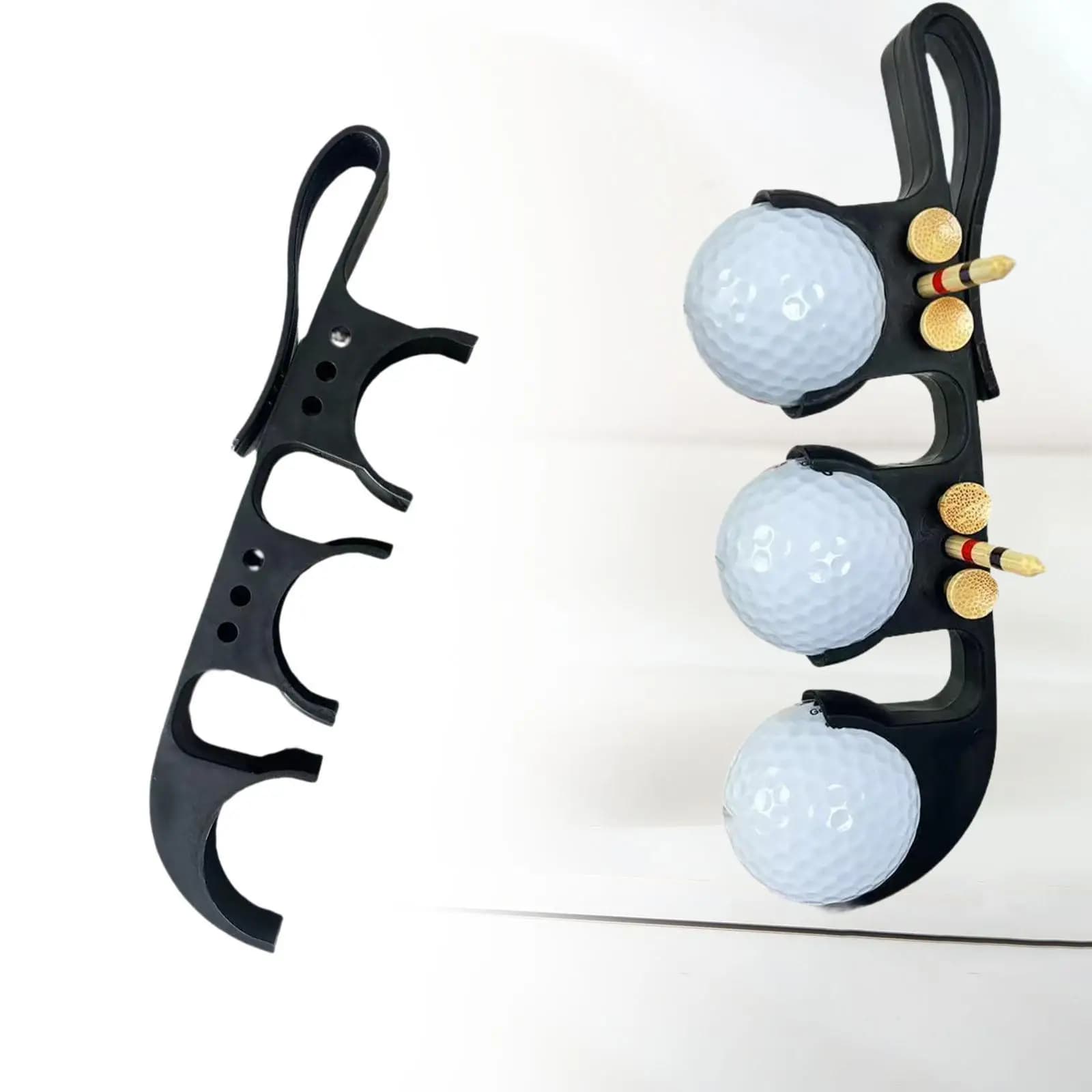 Porta Palline da Golf da Cintura, Clip per Palline da Golf, Accessori Regalo, Clip per Palline da Golf da Cintura per Sacca da Golf, per Campo Pratica e Famiglia