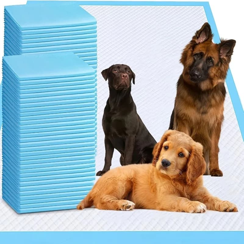 Tappetini igienici per cuccioli e cani, 36 x 55 pollici, 40 pezzi, extra grandi, a prova di perdite e super assorbenti, tappetini igienici usa e getta ispessiti per l'addestramento di cuccioli, gatti e conigli