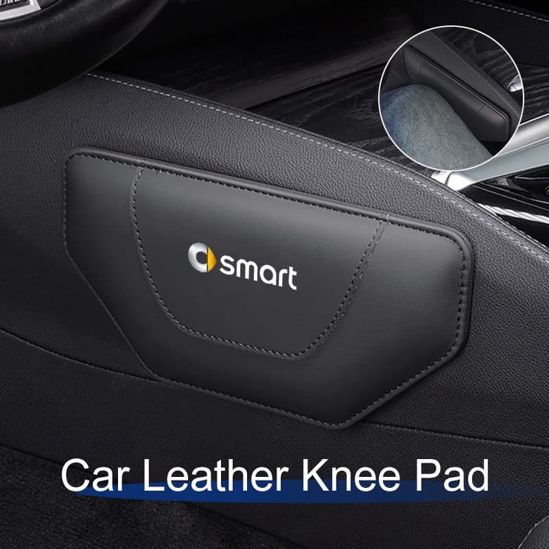Auto Ginocchio Leather Pad Car Universal Chest Support for Smart Fortwo 451 450 453 Forfour EQ Cabrio Crossblade ROADSTER
