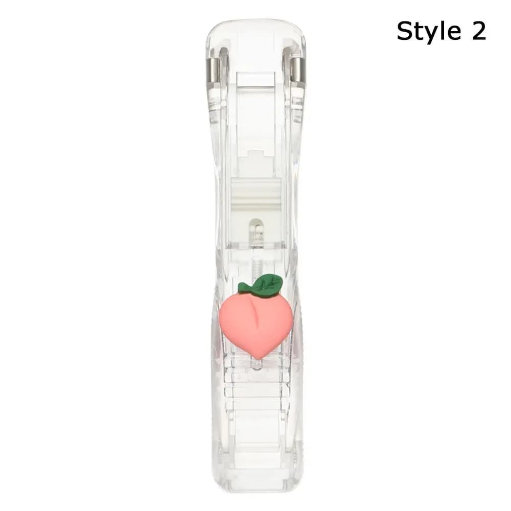 Forniture per ufficio trasparenti Cancelleria Documento Rilegatura Cucitrice Graffette Push Clip Remover Raccoglitore
