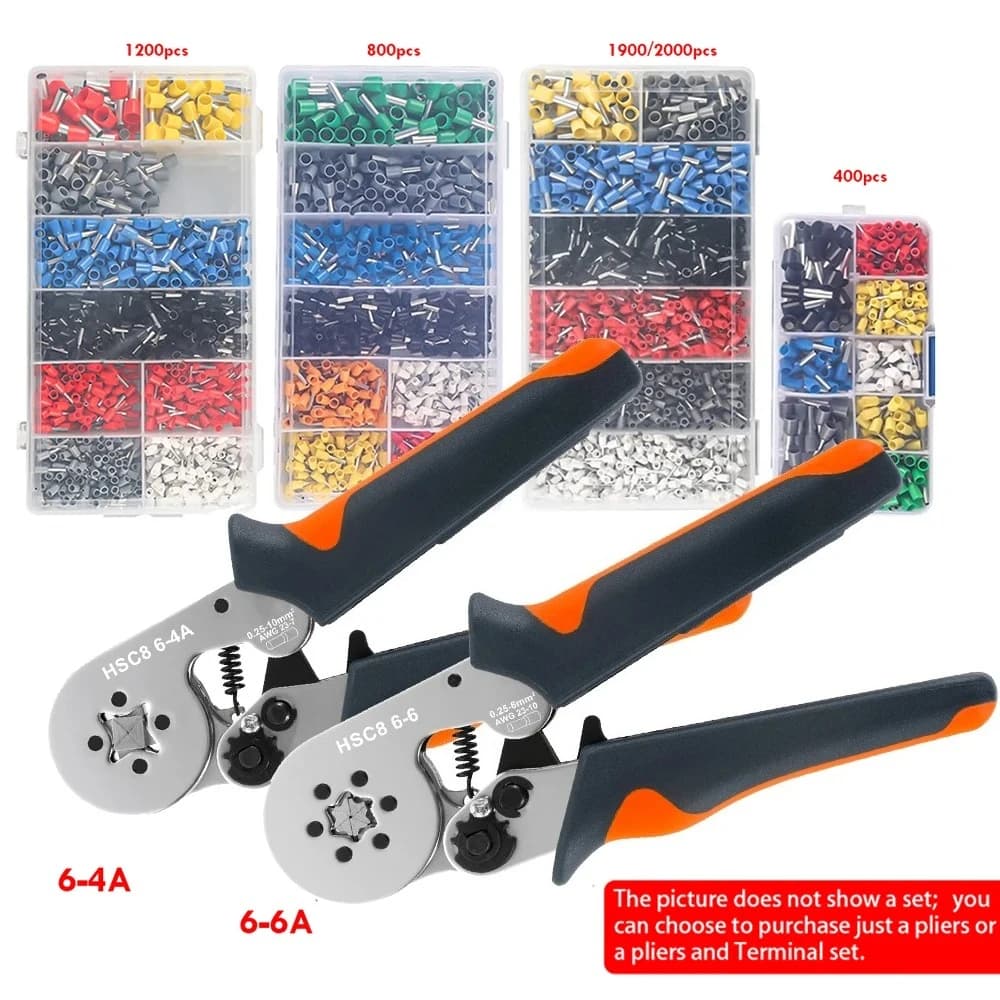 HSC8 6-4/6-6 6-6 6-4 6-6 6-6 Electric crimping clamp for wire terminals wire terminals repair of electrical circuits
