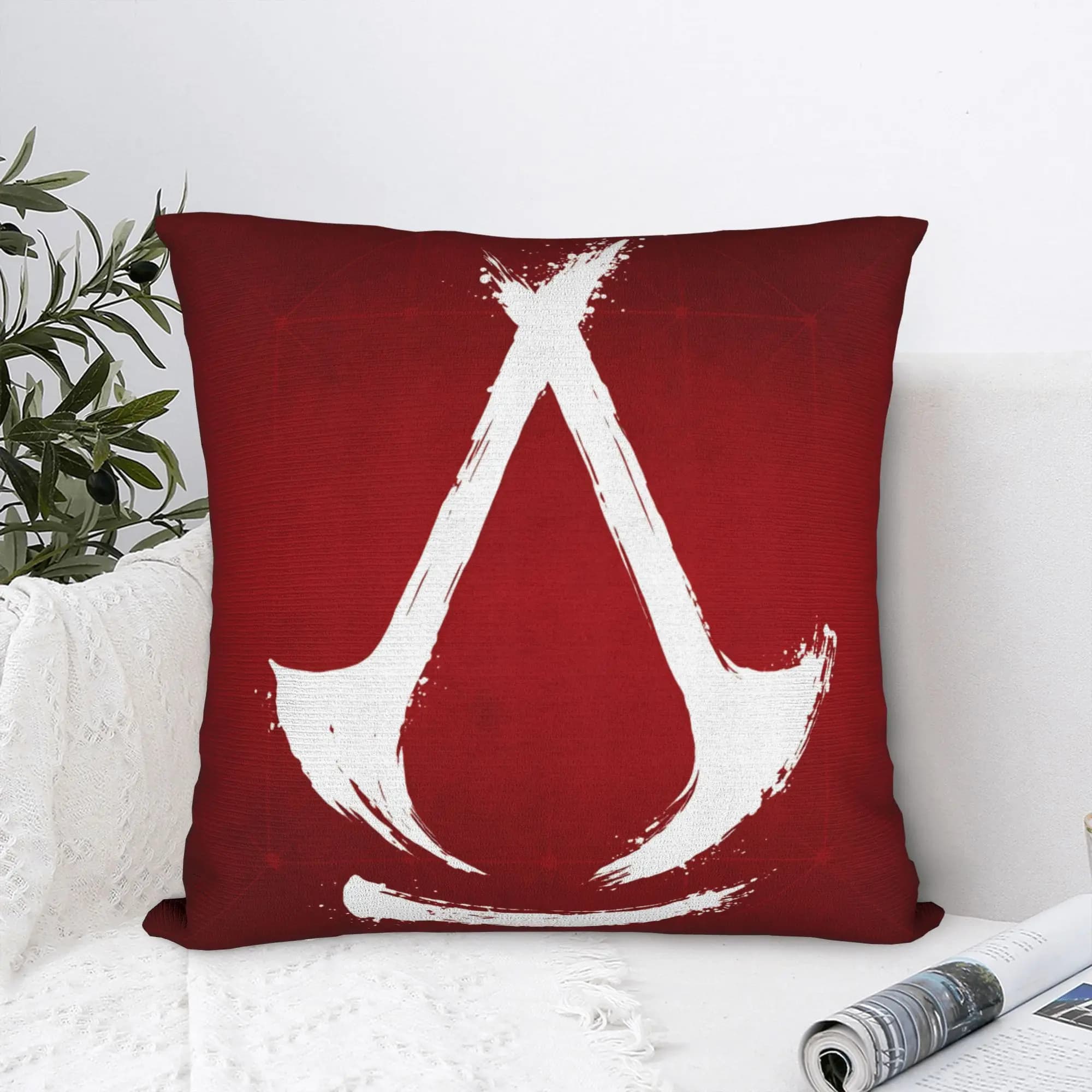 Game A-Assassins Creed Shadows Pillow Case Square Pillow Cover For Couch Sofa Bedroom Fashion Pillowcases